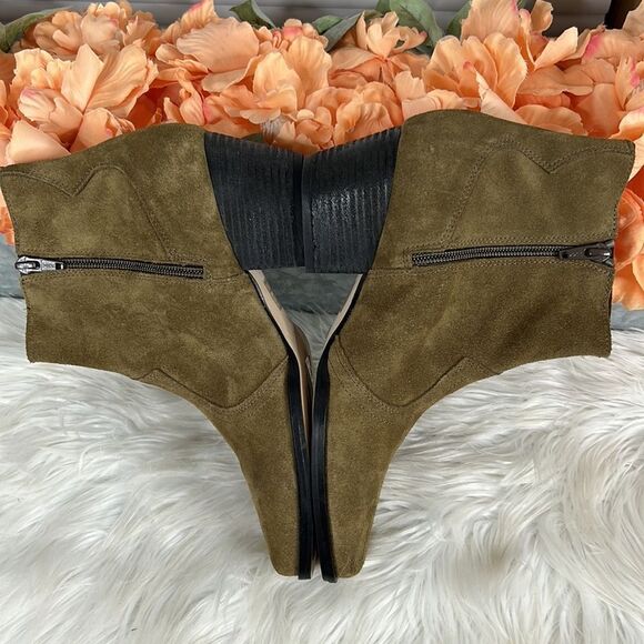 Free People Olive and Black Ankle Booties - Picture 4 of 11